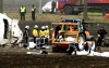 El vocero policial Jaap Hage dijo que La aeronave 737-800 se había estrellado en un terreno cercano a una pista.