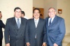 07032009 Guadalupe Díaz, Jesús Hernández y Alfonso Soto, presentes en el evento en el que se realizó el cambio de directivos de la CMIC.