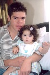 08032009 A los cuatro meses de edad el bebé Carlos Eduardo Silos Calderón recibió las aguas bautismales.