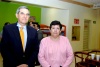 08032009 Eduardo Murra y María del Carmen Pérez, en reciente entrega de reconocimientos de Cimaco por sus 35 años en la empresa.