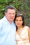08032009 Hugo Blanco y Samia de Blanco en pasada recepció nupcial en Torreón.