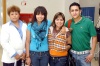 12032009 Tanya Mejía se fue a México y fue despedida por Rosario Castillo, Nayeli Mejía y Frank Rivas.