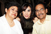 19032009 La festejada en compañía de sus señores padres Tere Sandoval de Reza y Felipe Reza Hurtado.