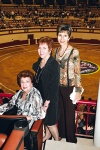 Martha Sada, Licha Gómez y Magda Villarreal.