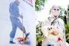 Activistas de la organización AnimaNaturalis protestan ante la embajada de Canadá en Ciudad de México por la 'matanza' de focas que se produce cada año en ese país, y animaron a boicotear los Juegos Olímpicos de Invierno que se celebrarán en 2010 en la ciudad canadiense de Vancouver.