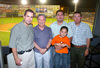 29032009 Daniel, Enrique, Javier, Luis y Javier, apoyaron a Los Vaqueros Laguna.