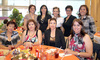 01042009 Leticia, Alma, Lupita, Lety, Irma, Humaya y Sonia acompañaron a Humaya Betancourt de Cortez en su fiesta de canastilla.