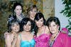 03042009 Emmy Arreola acompañada por Aracely Calderón, Mayela, Aracely y Patty Arreola y Lila Michel de Arreola.