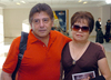 02042009 Rodolfo Villa se fue en plan de trabajo a Hermosillo y fue despedido por la familia Villa Salcido.
