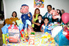 05042009 Jorge Leonardo García Macías junto a sus papás y hermanos en su festejo de tercer cumpleaños.