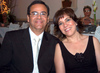 07042009 Rodolfo Javier Rivera Rodríguez y Tere Quiñones de Rivera, en un banquete de bodas.