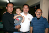 10042009 Cumpleañero. Emiliano Reyes Bretado junto a sus papás Ruth Bretado y Jorge Reyes.