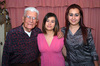 13042009 Festejados. Don José Agustín Cárdenas Rocha, Adriana e Ileana Rodríguez Cárdenas.