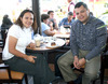 16042009 Edith González y Asael Guerrero captados en conocido restaurante.