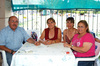 17042009 Será niño. Laura en la compañía de Blanca Jáquez, Angélica de Manzo, Myriam Lerma y Mónica de Pinnot, asistentes a su fiesta de canastilla efectuada recientemente.