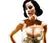 En 1991 vio una imagen de Bettie Page y se dispuso a utilizar un estilo muy similar para sus propias sesiones de fotos, tiñéndose el pelo de negro y cortándose el flequillo como la famosa pin-up.