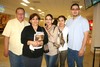 02052009 Tania Fernández Cavazos viajó a Madrid y fue despedida por sus papás Abelardo y Guadalupe Fernández, y sus hermanos Violeta y Roberto Fernández.