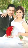 Srita. Claudia Guadalupe de León Briviescas el día de su boda con el Sr. Jorge Luis Chávez Arámbula.

Estudio Luciano Laris