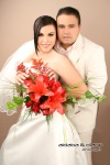 Srita. Madahi Ayala López el día de su boda con el Ing. Gerardo Ernesto Iglesias Padilla.

Estudio Morán