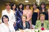 Nina, Adelina, Eva, Kay, Martha, Vero, Ana Laura, Susana y Kay.