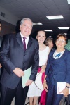 Héctor Acuña, Yeye Romo y Claudia Máynez.