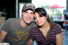 13052009 Carlos Michelle y Karina Quintanilla, sonrieron a la cámara.