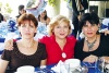 Alejandra Sixtos, Bertha Alicia Reyes y Cecilia Camacho.