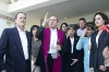Momento en que el Obispo de Gómez Palacio, José Guadalupe Torres Campos, impartió la bendición.