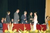 Dora y Jesús acompañaron a su hijo en la ceremonia de graduación.