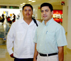 26052009 Adelfo Vázquez y Antonio Escobedo regresaron a la Ciudad de México después de pasar unos días en La Laguna.
