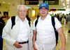 28052009 Leoncio Campos y Raúl Medina llegaron de la Ciudad de México.