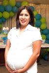 29052009 Gloria Araceli López el día de la fiesta de canastilla organizada en su honor.