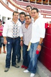 Beto Martínez, Salvador Sánchez, Mauricio Cepeda y Armando Valdéz.