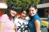 Andrea Alvarado, Leslie Chávez y Sofía Rojas.