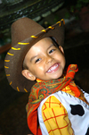 07062009 Rolando García Segovia lució como Woody personaje de la caricatura de Toy Story en su fiesta de tres años de edad.