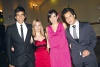 Carlos, Sergio, Cristina y Jorge.