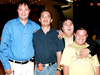 30062009 Jimmy  festejó su cumpleaños junto a sus amigos Raúl Blásquez, Edgard Madinaveitia y Tony Chavarría.  EL SIGLO DE TORREÓN / RAMÓN SOTOMAYOR W.
