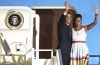 Obama llegó a Accra para una visita de menos de 24 horas, tras participar en la Cumbre del Grupo de los Ocho (G-8) en la ciudad italiana de L'Aquila.