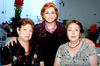 05072009 Estimables damas. María Elisa Garagarza de Madero, Herlinda Vázquez y Gloria Valdés de López.