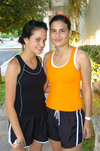 20072009 Sofía y Mariana hacen ejercicio y se dan el 'rol' al mismo tiempo.