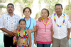 21072009 La cumpleañera en compañía de sus padres y su hermana, Aarón Molina Ramírez, Patricia Arizmendi y Fernanda Molina.