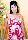 22072009 Claudia Marcela Padilla Cerda, en su fiesta de despedida de soltera, con motivo de su próximo enlace con Martín Martínez Reyes.