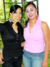 22072009 Brenda Pérez Sánchez y Gabriela Ríos Rodríguez,  fueron despedidas con motivo de su viaje a Europa para celebrar sus 25 años de vida.