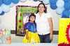 12072009 Danyel García y Martha Luna junto a su pequeña Alessandra García Luna en su fiesta de tres años de edad, con un payasito.