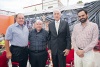 Arturo y Carmen de Silerio, Celso Reyes, RogelioManjarréz, Carlos y Yolanda de Trasfí, Ignacio y Lucero de Méndez, César y Elizabeth de Correa, durante el cambio de mesa directiva 2009-2010 del Club Rotario de Torreón.