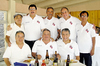 12072009 Carlos Calderón, Francisco Soto, Jorge Betancurt, Feliciano Hernández, Luis Mireles, Alfredo Ortiz, Alfonso Meneses y Aristóteles Papadópulos.