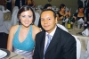 En pareja. Elizabeth Sepúlveda y Miguel Milán.
