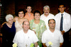 17072009 Carmelita Tostado, Rosa Elvia del Bosque, Julio Carrillo, Sergio González, Manuel, Héctor López  y Tere de Lavín acompañaron al festejado.