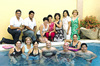 17072009 El grupo de natación Delfines celebró 14 años de su integración con alegre reunión.