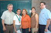 12072009 Asistentes. Cinthya acompañada de Mario, Cintya Paola y sus abuelitos.